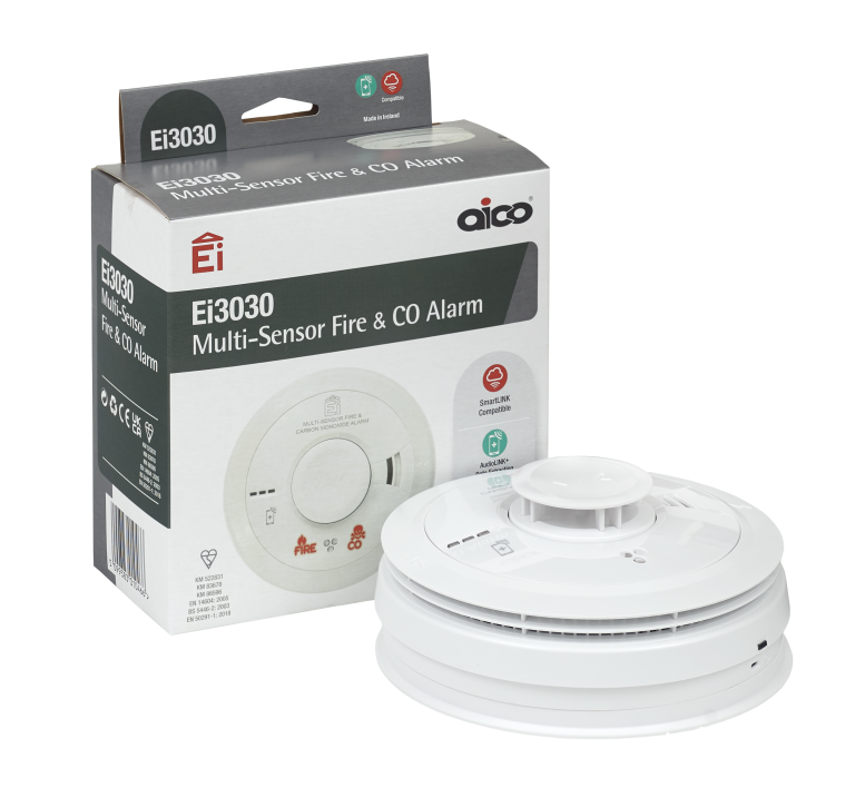 Aico Fire Alarms, Multi-Sensor Aico Fire & CO Alarms, Ei3030, Smoke Alarms Ireland